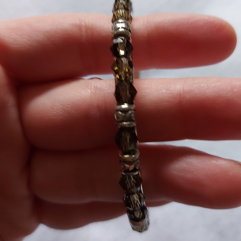 Beaded bangle bracelet - Picture 4 of 4